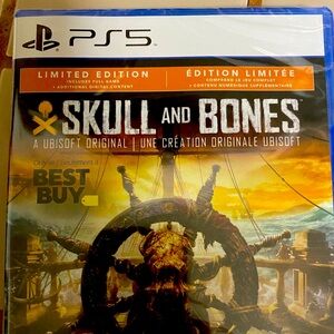 Skull and bones limited edition PlayStation 5 game new in plastic